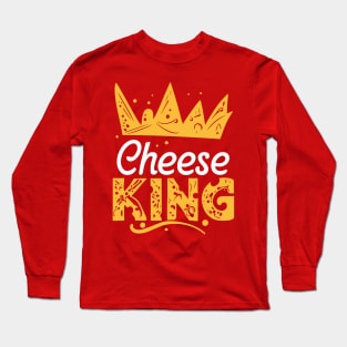 Cheese King Crown Long Sleeve T-Shirt